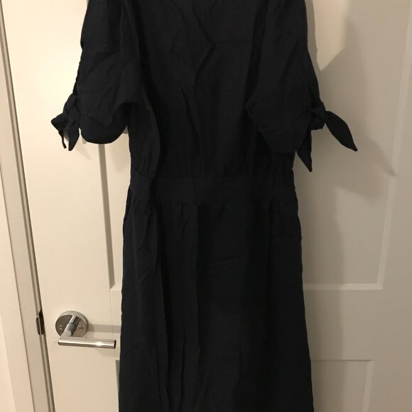 Buffalo David Bitton Mariposa Tie-Accent Sleeve Midi Dress - Picture 4 of 7